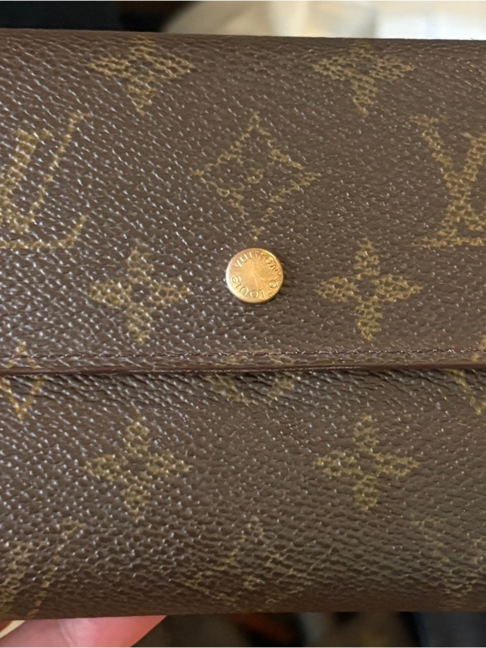 Louis Vuitton Brown Monogram Snap Long wallet
